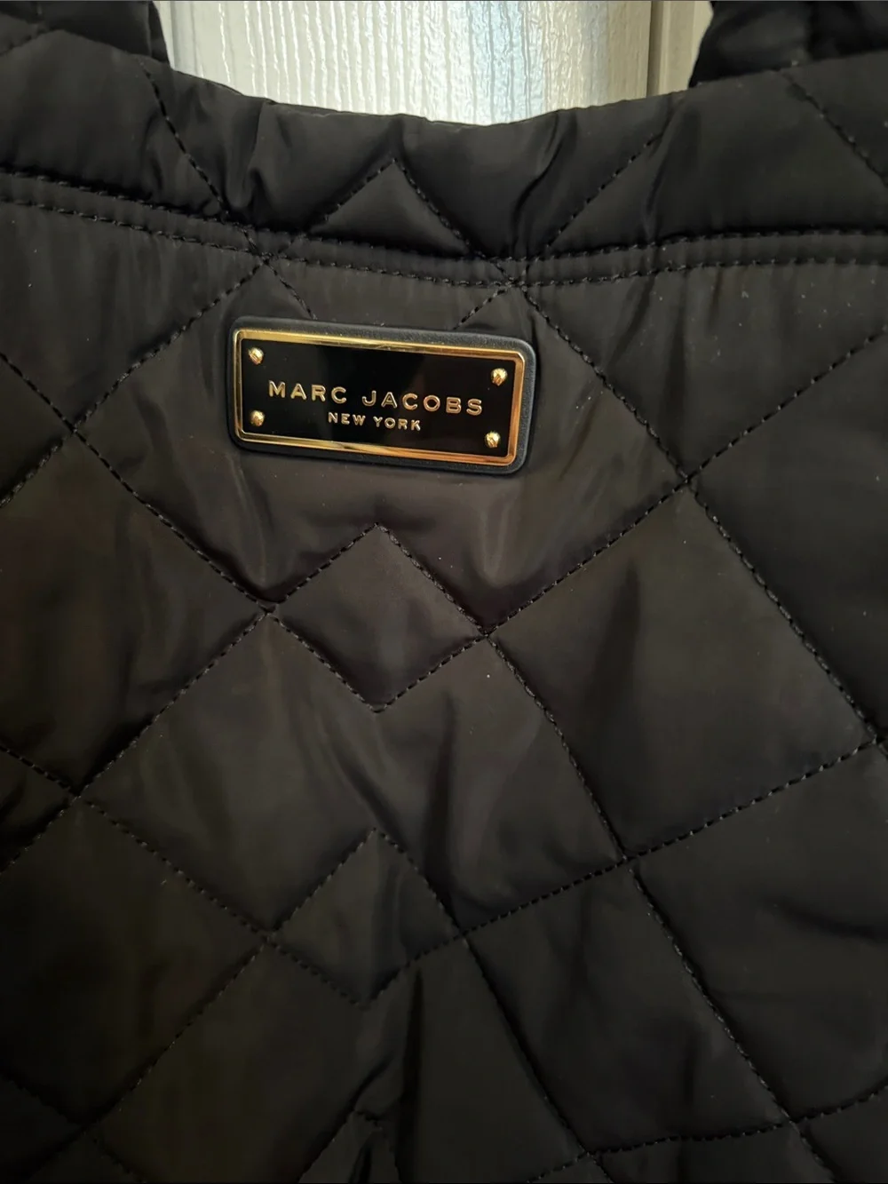 Marc Jacobs Black Quilted Tote